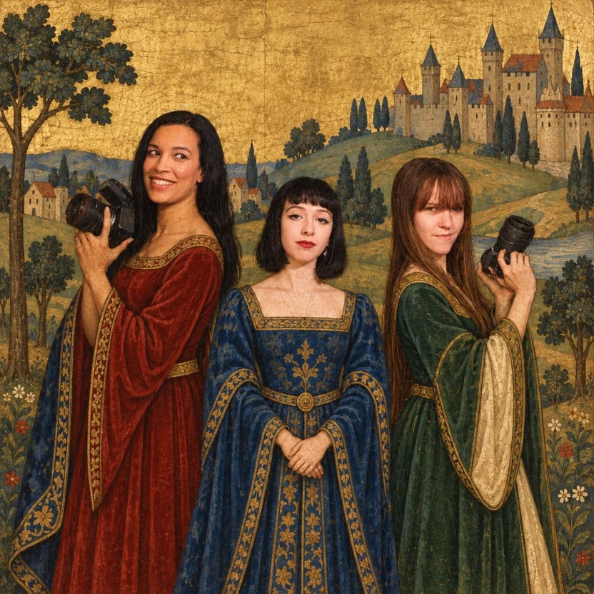 Example Meme2Print group poster in the Ye Olde Lore style
